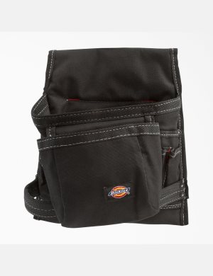 Black Dickies 8-Pocket and Utility Pouch Tool Bags | 978UKZNRT