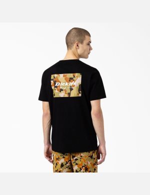 Black Dickies Artondale Graphic T-Shirts | 315NIASLT