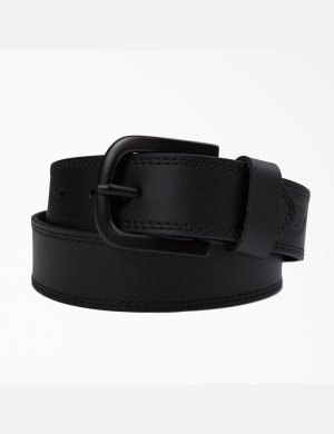 Black Dickies Casual Leather Belts & Suspenders | 349JAMYKB