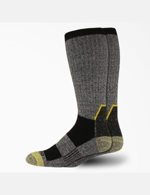 Black Dickies KEVLAR Crew Socks | 850DQHKBL