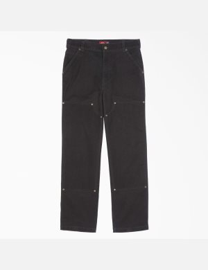 Black Dickies Opening Ceremony Flock Utility Double Knee Pants | 925XEOYAL