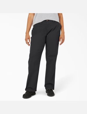 Black Dickies Plus Duck Pants | 183CAGQSH