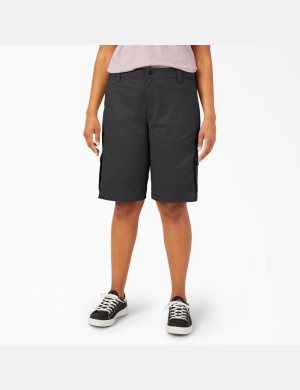 Black Dickies Plus Relaxed Fit Cargo Shorts | 534SBXPUI