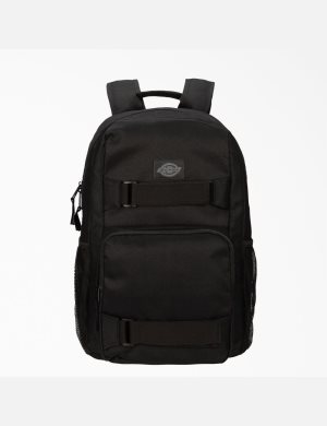 Black Dickies Skate Straps Backpacks & Bags | 196OVHJNT