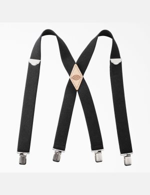 Black Dickies Work Belts & Suspenders | 194LQJCNX