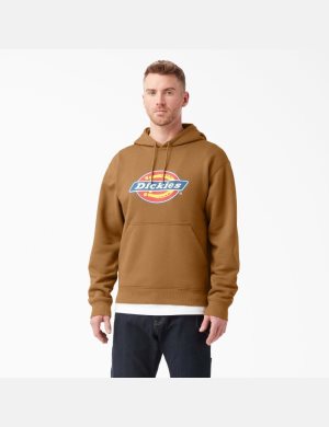 Brown Duck Dickies Water Repellent Tri-Color Logo Outerwear | 651TAWFGE