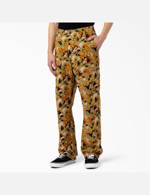 Camo Dickies Artondale Duck Relaxed Fit Pants | 719PHOLUW