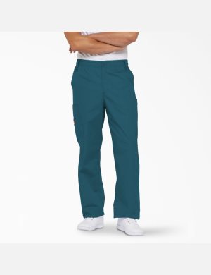 Caribbean Blue Dickies EDS Signature Cargo Pants Scrubs | 390EFRBTC