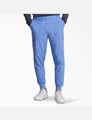 Ceil Blue Dickies EDS Essentials Mid Rise Jogger Pants Scrubs | 158LZGNMI