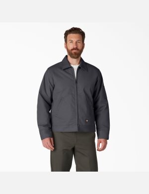 Charcoal Gray Dickies Insulated Eisenhower Coats & Jackets | 832AQNJYS