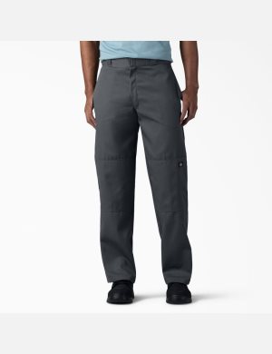 Charcoal Gray Dickies Loose Double Knee Pants | 247AIDXSY