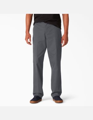 Charcoal Gray Dickies Slim Fit Skateboarding Pants | 921FGVTBE