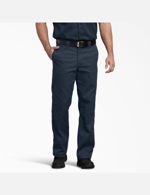 Dark Navy Dickies 874 FLEX Pants | 948YDPBQR