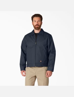 Dark Navy Dickies Insulated Eisenhower Coats & Jackets | 835PVSZDB