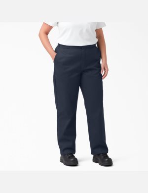 Dark Navy Dickies Plus Original 874 Pants | 961YGLWSF