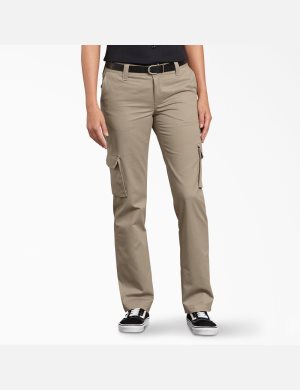 Desert Sand Dickies Relaxed Fit Cargo Pants | 682GOBPTL