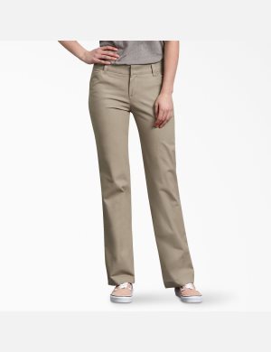 Desert Sand Dickies Relaxed Fit Straight Leg Work Pants | 864QVKYRZ