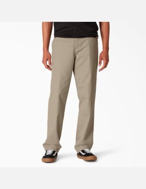 Desert Sand Dickies Slim Fit Skateboarding Pants | 423SNQCWH