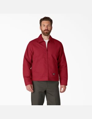 English Red Dickies Insulated Eisenhower Coats & Jackets | 071FTNWJZ