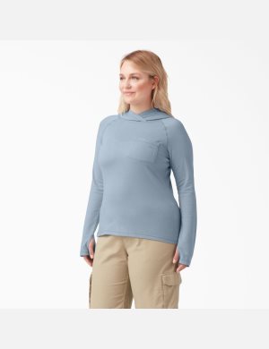 Fog Blue Dickies Plus Cooling Performance Tops | 125RVLHPS