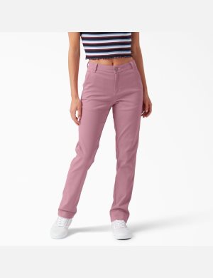 Foxglove Dickies Roll Hem Carpenter Pants | 405OPCFGN