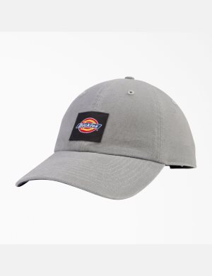 Gray Dickies Washed Canvas Hats | 458BWIFCH