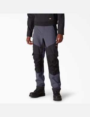 Grey Black Dickies Performance Workwear Technical FLEX Cargo Pants | 109RUCPQV