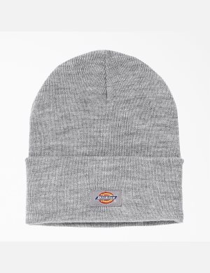 Heather Gray Dickies Cuffed Knit Hats | 427FZWXGM