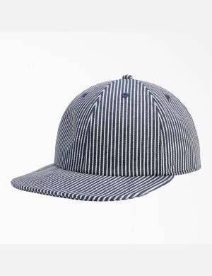 Hickory Stripe Dickies New York Sunshine Hats | 438LFEUIW