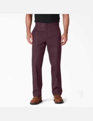 Maroon Dickies Original 874 Pants | 054COXJIN