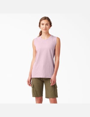 Mauve Shadows Dickies Tank Top | 018GMIQBC