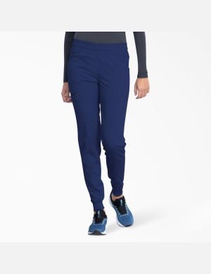 Navy Blue Dickies Balance Jogger Pants Scrubs | 604VEUCBH