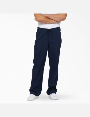 Navy Blue Dickies EDS Signature Pants Scrubs | 748FJAKVB