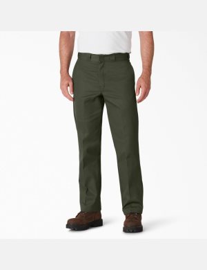 Olive Green Dickies Original 874 Pants | 908ZVJBNH