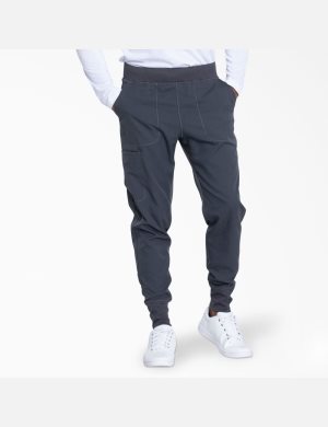 Pewter Gray Dickies Dynamix Jogger Pants Scrubs | 187HIELRX