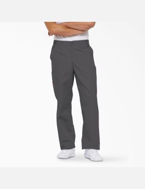 Pewter Gray Dickies EDS Signature Cargo Pants Scrubs | 857JETGOB