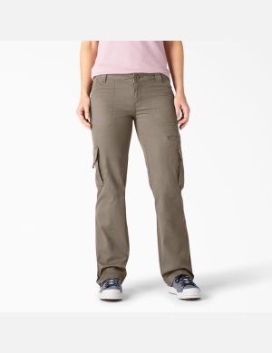 Rinsed Pebble Brown Dickies Relaxed Cargo Pants | 795NQHZEK