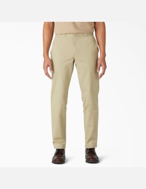 Rinsed Tan Dickies 1922 Twill Pants | 649RNLBGD