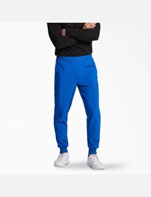 Royal Blue Dickies EDS Essentials Mid Rise Jogger Pants Scrubs | 953AMKZVX