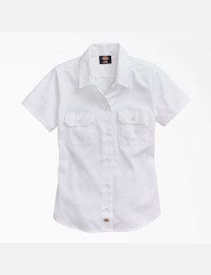 White Dickies 574 Original Work Top | 319HVJNLD