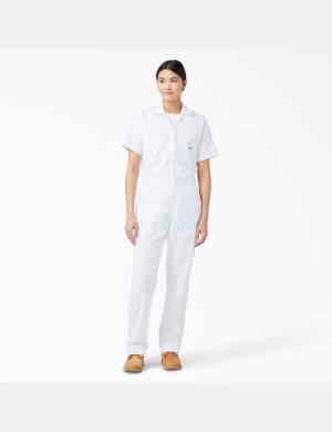 White Dickies FLEX Cooling Short Sleeve Coveralls | 230XTMSNO