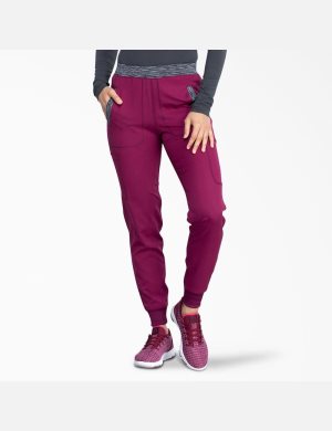 Wine Dickies Dynamix Jogger Pants Scrubs | 796LEQVGD