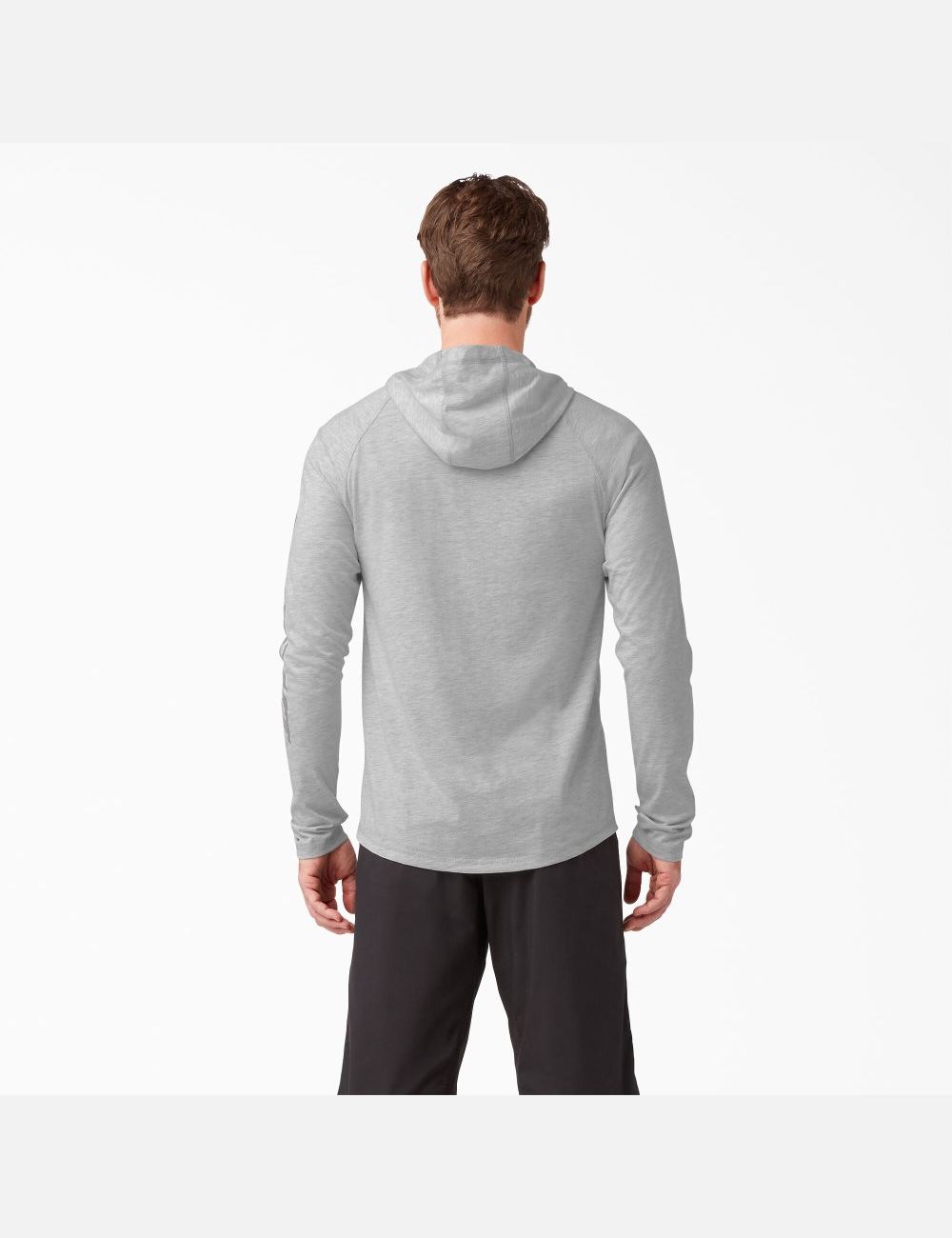 Ash Gray Dickies Cooling Performance Long Sleeve Sun T-Shirts | 179PNYSTR