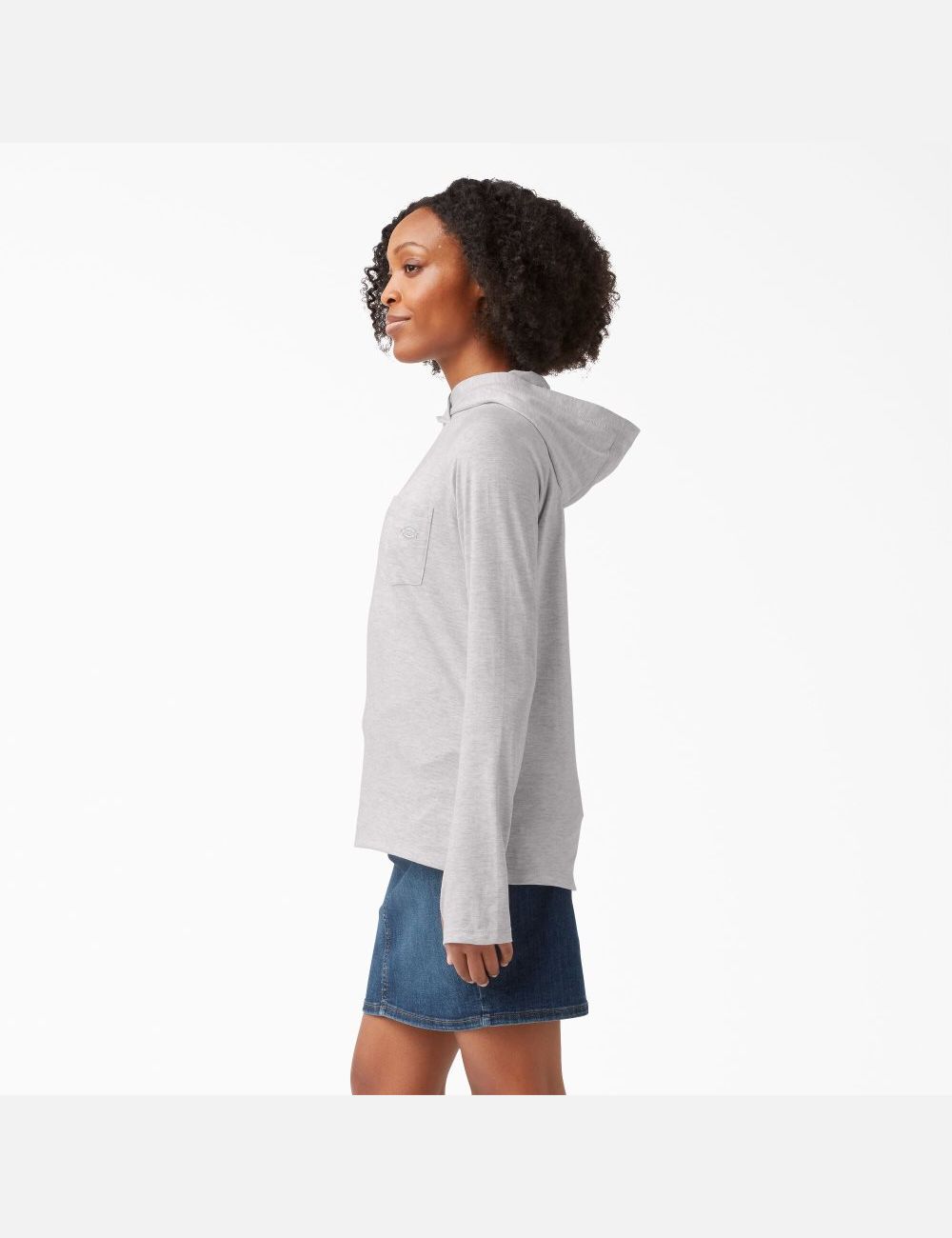 Ash Gray Dickies Cooling Performance Sun Shirt | 238EXTDJI