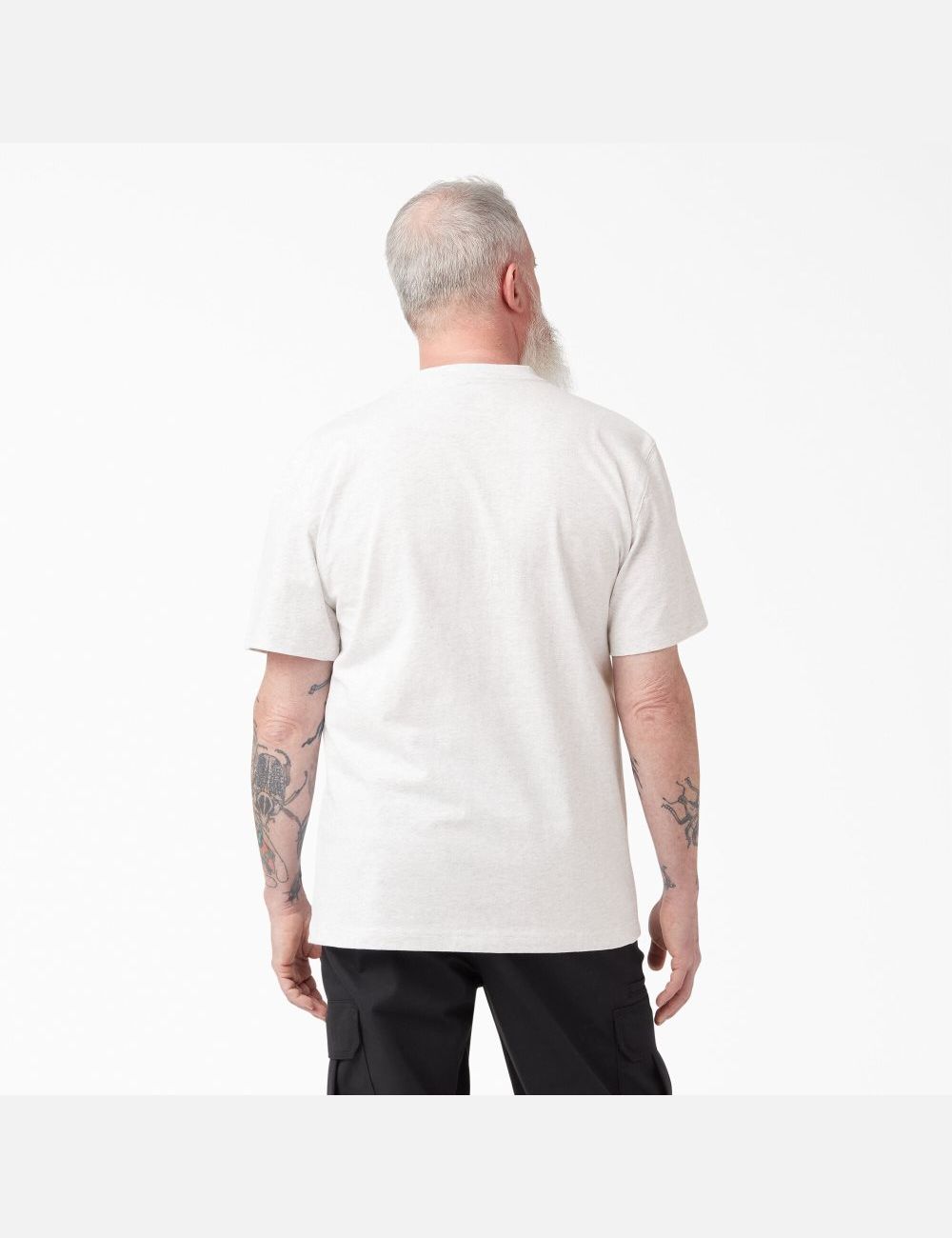 Ash Gray Dickies Short Sleeve Heavyweight Shirts | 915MLYAZD