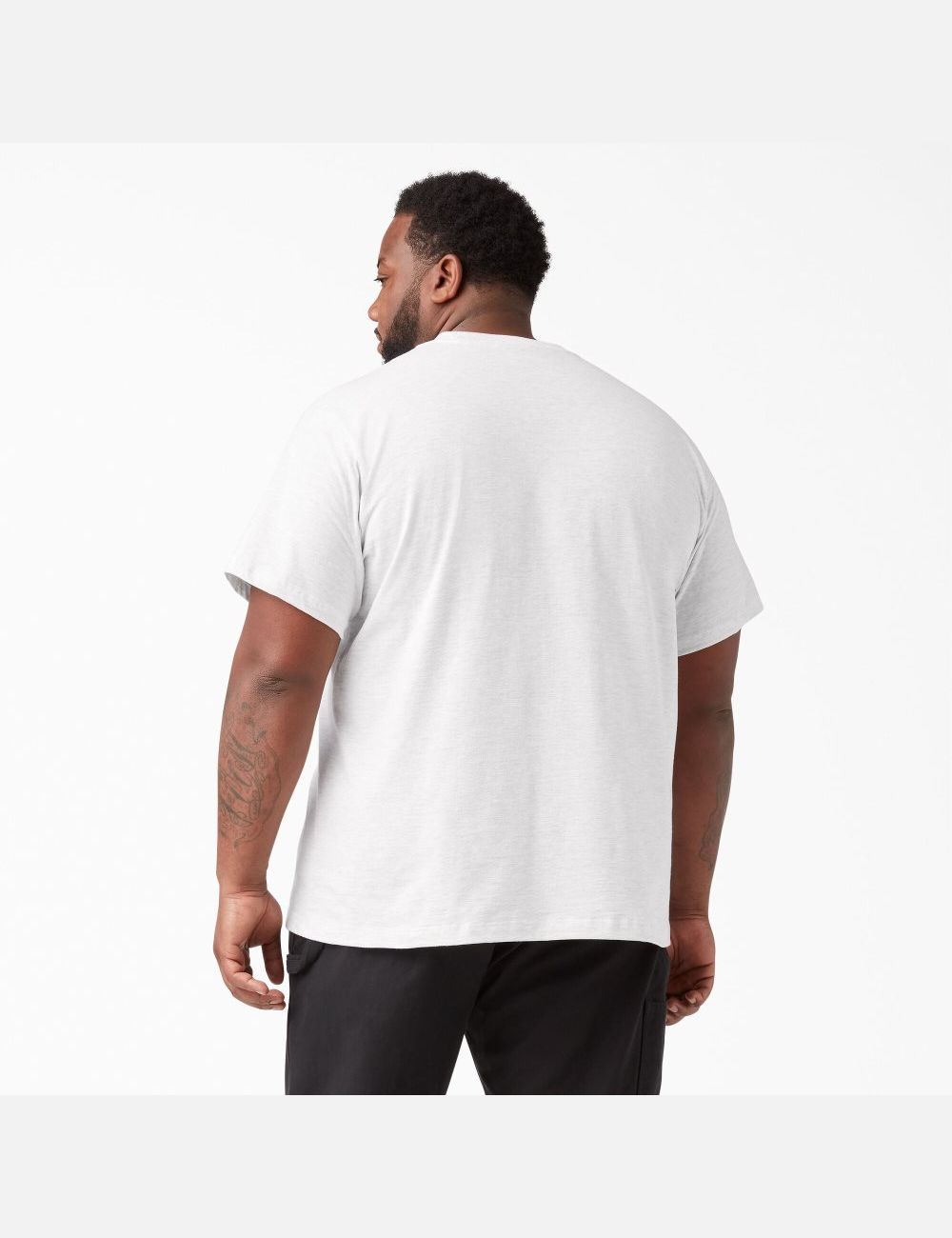 Ash Gray Dickies Short Sleeve Pocket Shirts | 726YFEMSU