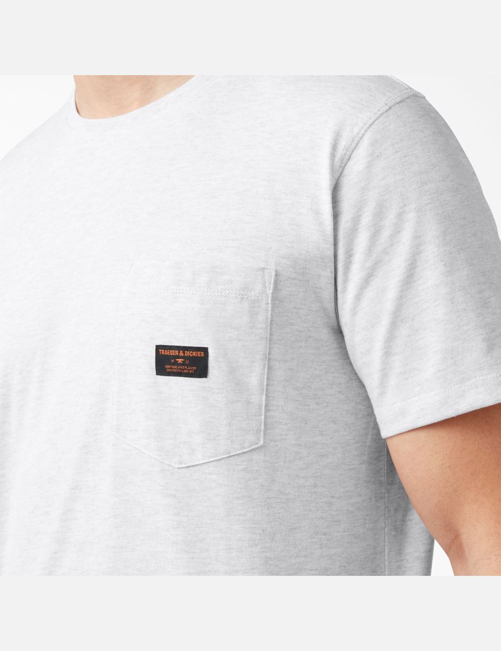 Ash Gray Dickies Traeger x Ultimate Grilling T-Shirts | 628PYLXDV