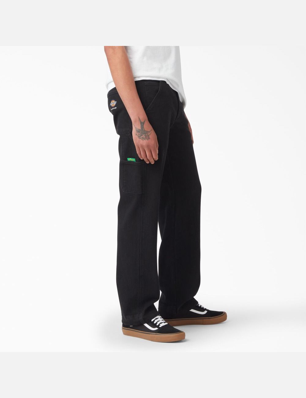 Black Denim Dickies Vincent Alvarez Utility Jeans | 968DJZKNI