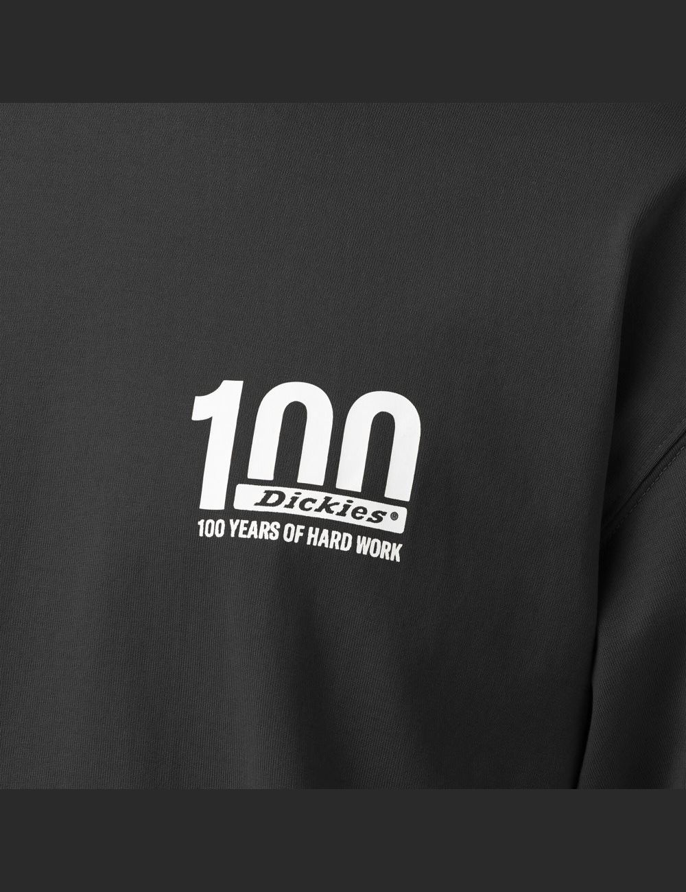 Black Dickies 100 Year Milestone Graphic T-Shirts | 972ELDPAJ