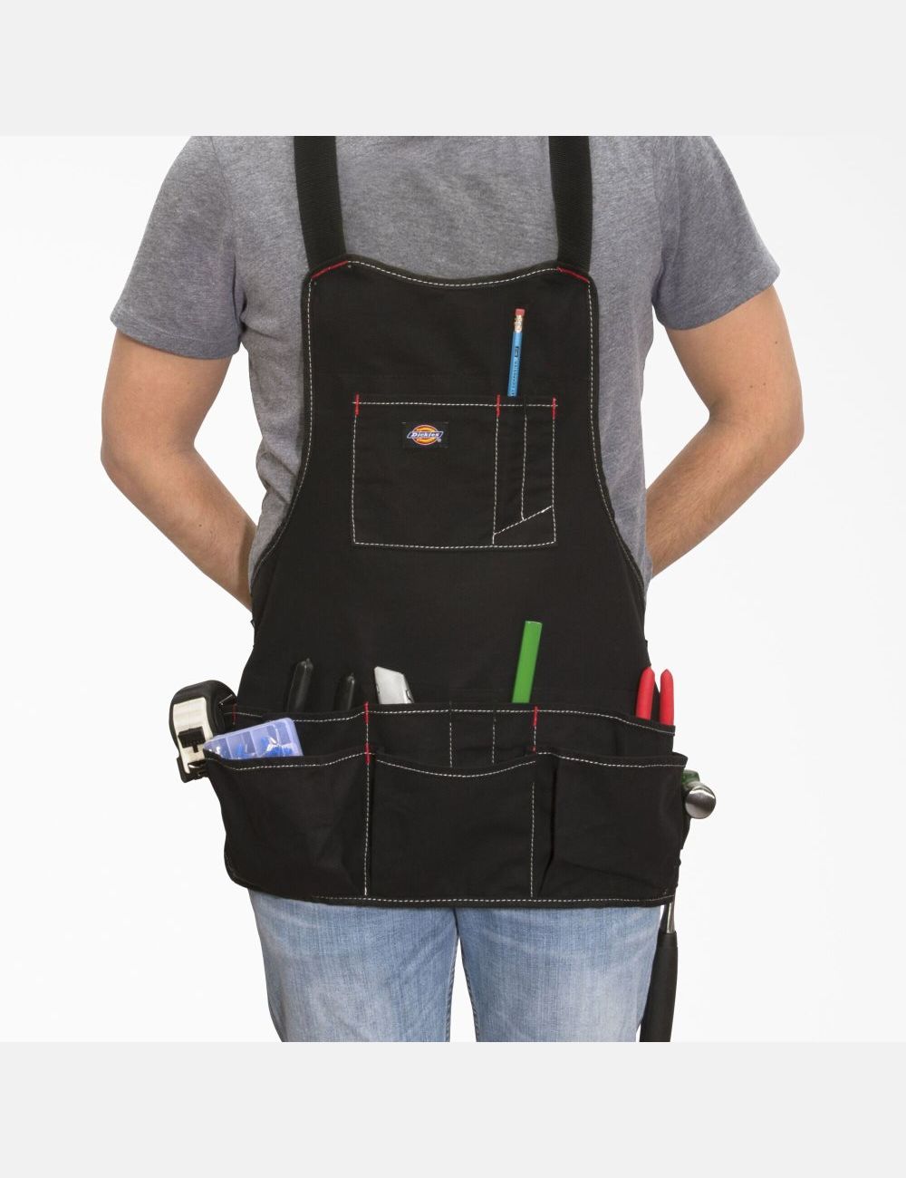 Black Dickies 16-Pocket Apron Tool Bags | 684UOZINS